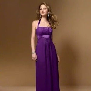 Alfred Angelo Purple Bridesmaid's Dress_Size 16